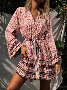 Ave Floral,bohemian Robe,Boho Kimono