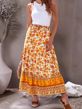 Load image into Gallery viewer, Boho Skirt, Maxi Skirt, Bohemian Wild Flower
