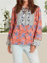 Load image into Gallery viewer, Vintage Chic Tops,Bohemian Blouse Shirts ,Boho Shirt
