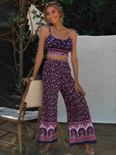 Load image into Gallery viewer, Boho Sets,Long Pants and Tops,Wild Floral
