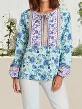 Load image into Gallery viewer, Vintage Chic Tops,Bohemian Blouse Shirts ,Boho Shirt
