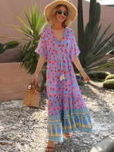 Load image into Gallery viewer, Beach BohemianDress,Maxi Dress,Summer Boho Dress Robe
