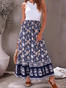 Floral Printed, Bohemian Skirt ,Boho Maxi Skirts