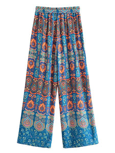 Multi Floral Print ,Bohemian Pants ,Boho Pant