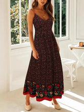 Load image into Gallery viewer, Strapless Bohemian Maxi Dress,Vacation Beach Boho Dress
