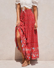 Load image into Gallery viewer, Floral Print , Bohemian Skirt  ,Boho Maxi Skirts
