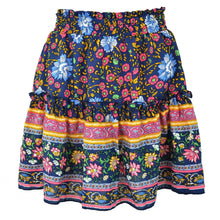 Load image into Gallery viewer, Floral Printed,Boho Skirt ,Bohemian Mini Skirts
