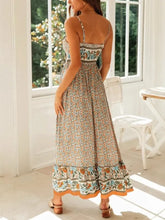 Load image into Gallery viewer, Strapless Bohemian Maxi Dress,Vacation Beach Boho Dress
