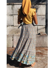 Load image into Gallery viewer, Floral Print , Bohemian Skirt  ,Boho Maxi Skirts
