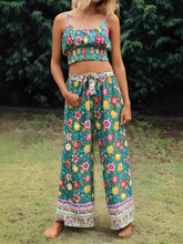 Load image into Gallery viewer, Floral Two Piece Suits,Bohemian 2 Pieces Outfits,Boho Sets
