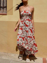 Load image into Gallery viewer, Floral Print,Vintage Sundress,Boho Maxi Dress
