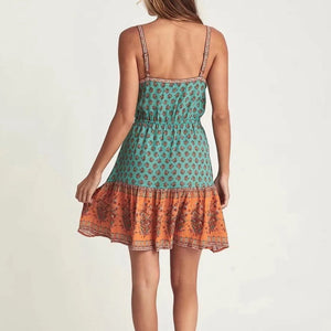 Strapless Mini Dress, Boho Dress