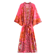 Load image into Gallery viewer, Star and Moon，Bohemian Kimono，Boho Cover-ups
