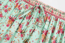 Load image into Gallery viewer, Pink Floral Printed,Midi Skirt,Boho Skirt
