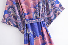 Load image into Gallery viewer, Star and Moon，Bohemian kimono,Boho Cover-ups
