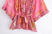 Load image into Gallery viewer, Star And Moon  ,Bohemian  kimono, Boho Cover-ups
