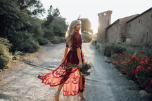 Load image into Gallery viewer, Solid lace ,Bohemian maxi dress , Boho sundress
