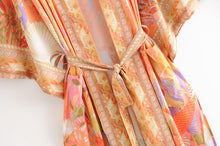 Load image into Gallery viewer, Boho Robe, Kimono Robe,Floral print
