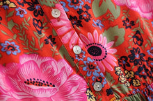 Load image into Gallery viewer, Floral print,Bohemian Maxi sundress,Boho dress
