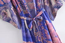 Load image into Gallery viewer, Star and Moon，Bohemian kimono,Boho Cover-ups
