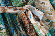 Load image into Gallery viewer, Boho Kimono,Bikini Cover-ups,Peacock Print
