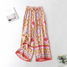 Load image into Gallery viewer, Boho Sets, Long Pants and Tops, Wild Flower
