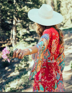 Maxi Dress, Boho Sundress,Floral print