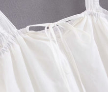 Load image into Gallery viewer, White Ruffles,Bohemian Dresses,  Boho Maxi Sundress
