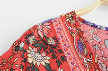 Load image into Gallery viewer, Floral print ,Bohemian maxi sundress,Boho dress
