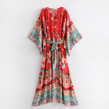 Load image into Gallery viewer, Maxi Dress, Boho Sundress,Floral print
