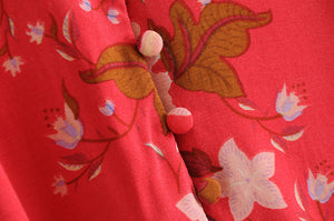 Maxi Dress, Boho Sundress,Floral print