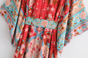 Maxi Dress, Boho Sundress,Floral print