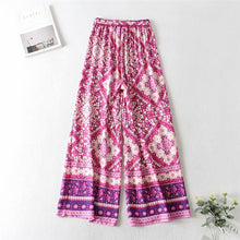 Load image into Gallery viewer, Boho Sets, Long Pants and Tops, Wild Flower
