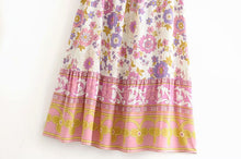 Load image into Gallery viewer, Boho Sets,Maxi Skirt and Tops, Wild Flower
