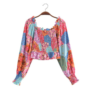 Elastic Chest Shirts,Bohemian Shirt