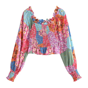 Elastic Chest Shirts,Bohemian Shirt