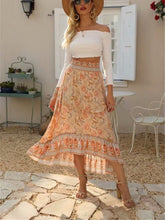 Load image into Gallery viewer, Beach Bohemian Skirts,Maxi  A-Line Boho Skirt
