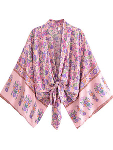 Boho Kimono ,Bohemian Robe ,Bikini Cover Ups