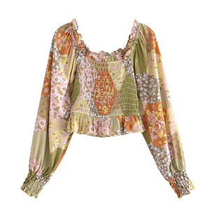 Elastic Chest Shirts,Bohemian Shirt