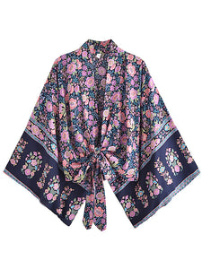 Boho Kimono ,Bohemian Robe ,Bikini Cover Ups