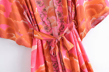 Load image into Gallery viewer, Star and Moon，Bohemian Kimono，Boho Cover-ups
