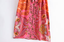 Load image into Gallery viewer, Star and Moon，Bohemian Kimono，Boho Cover-ups
