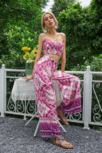 Load image into Gallery viewer, Boho Sets, Long Pants and Tops, Wild Flower
